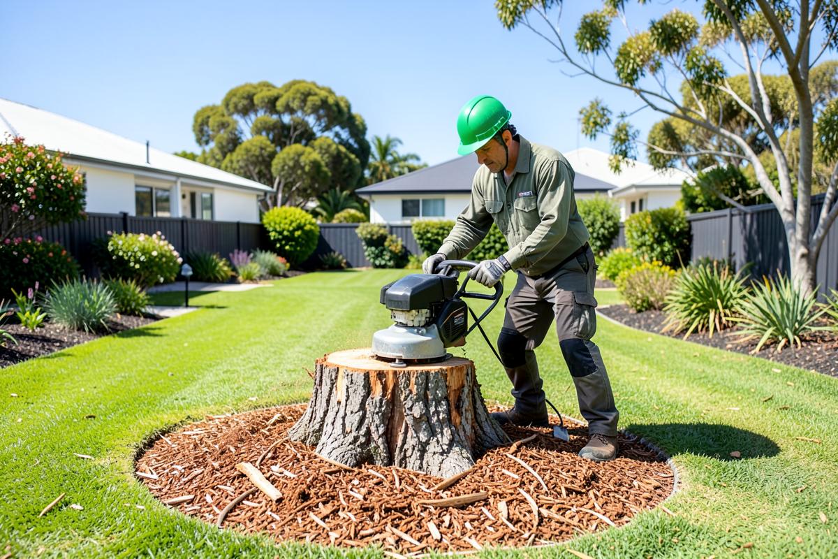 Stump Removal service by a professional outdoor team